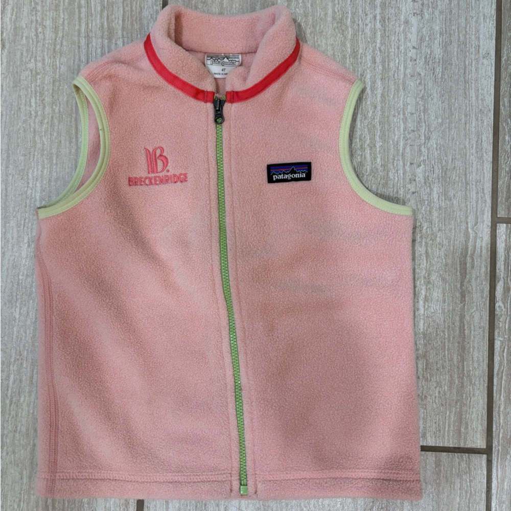 Patagonia Size 4T Breckenridge Fleece Vest